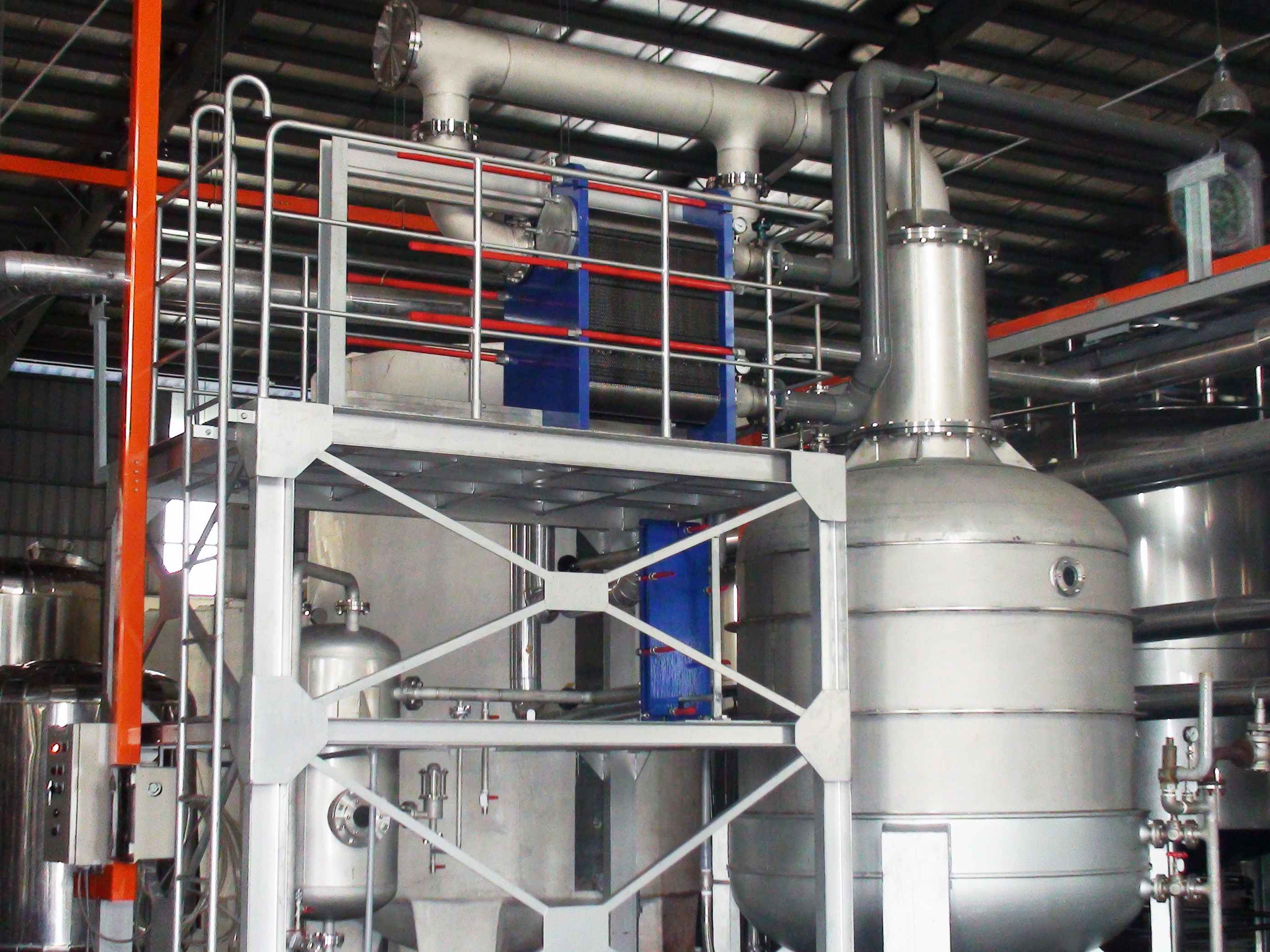  Vacuum Distillation Plant with board heat exchanger